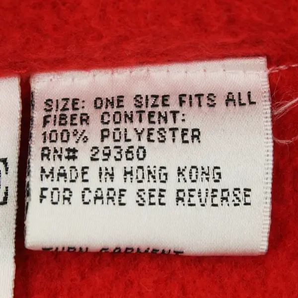 Katherine Bishop Women's Bright Red Fleece Shawl One Size
