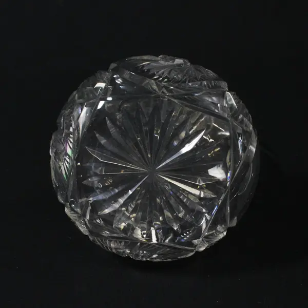 American Brilliant Cut Glass Cruet Decanter 5 in Clear