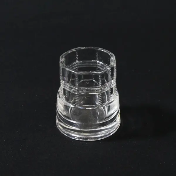 Vintage Clear Glass Toothpick Holder 2.25 Inch