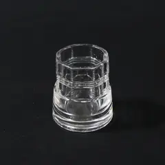 Vintage Clear Glass Toothpick Holder 2.25 Inch