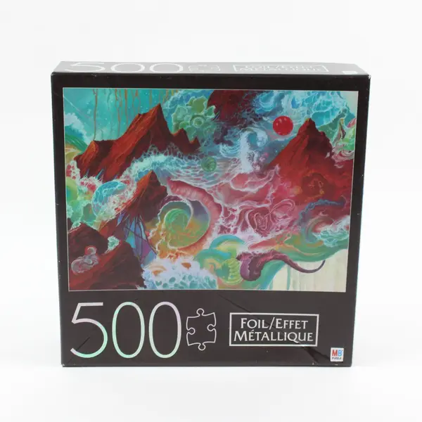 Milton Bradley Anthony Hurd 604646 500 Piece Foil Ocean Scene Jigsaw Puzzle