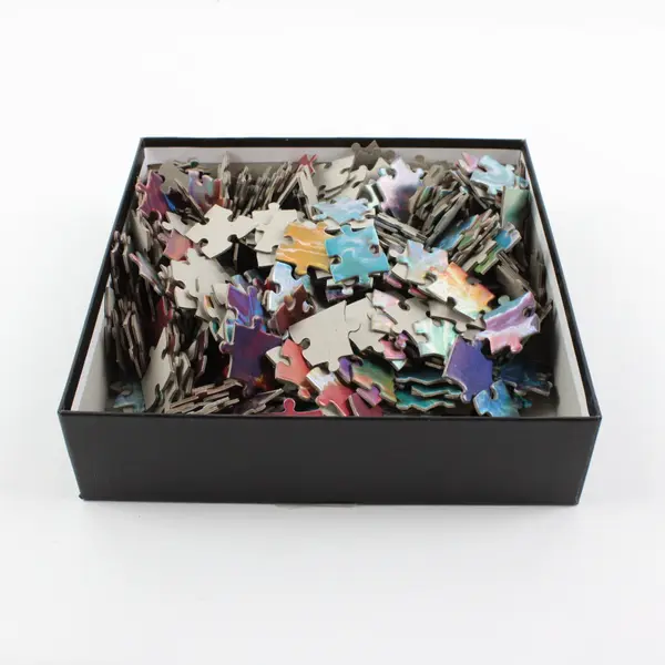 Milton Bradley Anthony Hurd 604646 500 Piece Foil Ocean Scene Jigsaw Puzzle