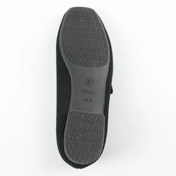 VIVAIA Margot Women's Square-Toe Mary Jane Ballet Flats Black Size 8