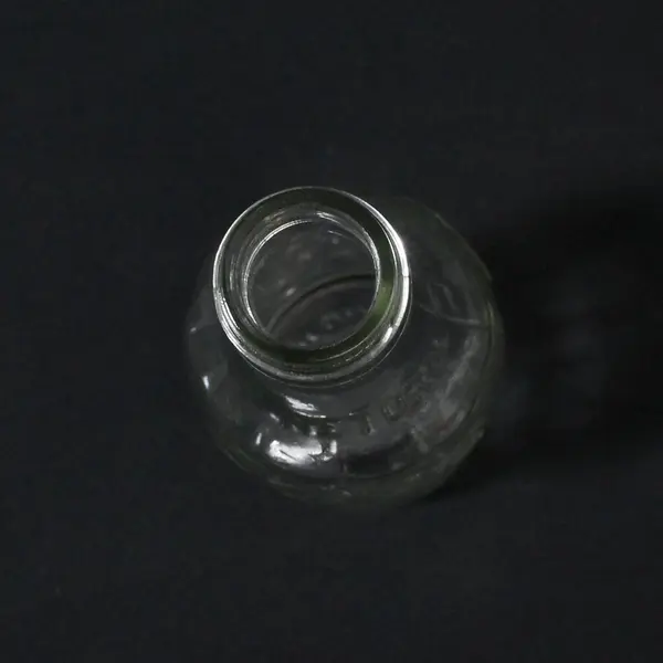 Vintage Coca-Cola Coke 10 oz Clear Ridged Glass Soda Pop Bottle