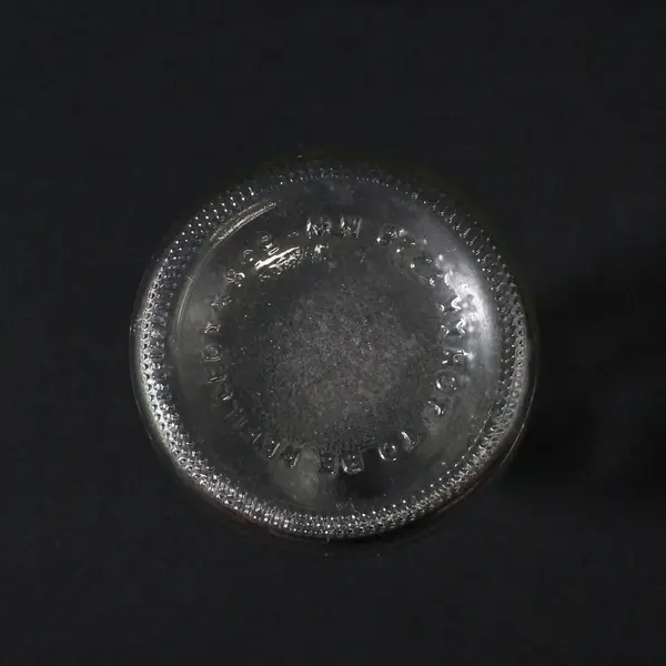 Vintage Coca-Cola Coke 10 oz Clear Ridged Glass Soda Pop Bottle