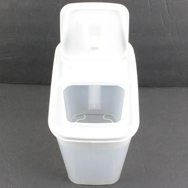 Buddeez Clear Plastic Food Container Dispenser 9 x 4.5 x 9.5 in