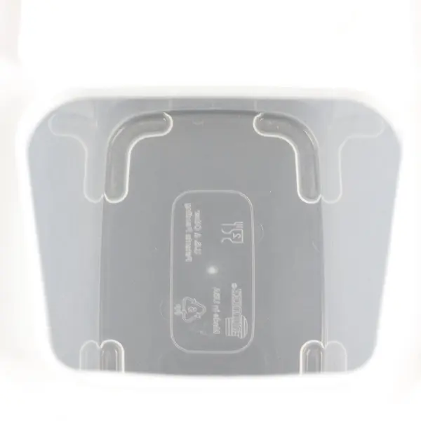 Buddeez Clear Plastic Food Container Dispenser 9 x 4.5 x 9.5 in