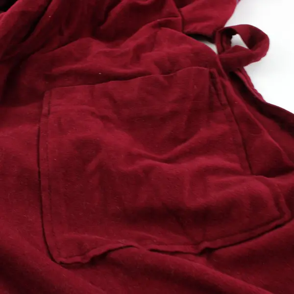 Man At Home Men's Large Red Blue Housecoat Robe Sleepwear