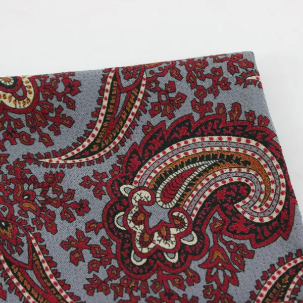 Anne Klein Paisley Midi Skirt Women's Size 6 Red Blue