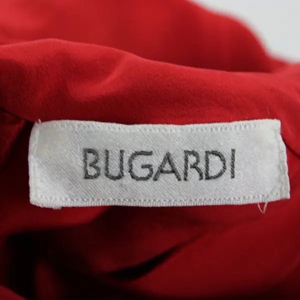 Bugardi Vintage Women's Silk Blouse Red Long Sleeve Size 6