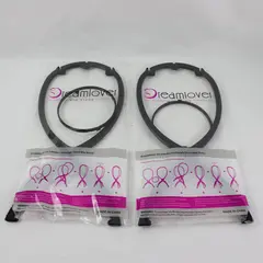 Lot of 2 Dreamlover Black Collapsible Wig Stands 14.2 Inch