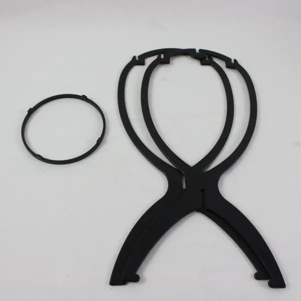Lot of 2 Dreamlover Black Collapsible Wig Stands 14.2 Inch