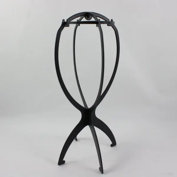 Lot of 3 Dreamlover 14.2in Black White Collapsible Wig Stands
