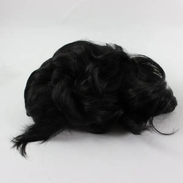 Short Black Hair Wig Hairpiece Pre-Owned