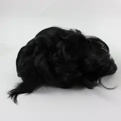 Short Black Hair Wig Hairpiece Pre-Owned