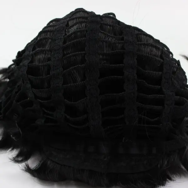 Short Black Hair Wig Hairpiece Pre-Owned