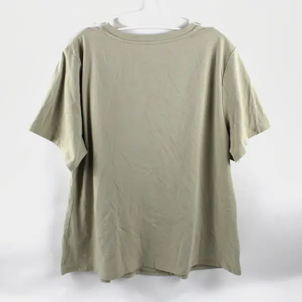 A New Day Women's Sage Green Short Sleeve T-Shirt XXL