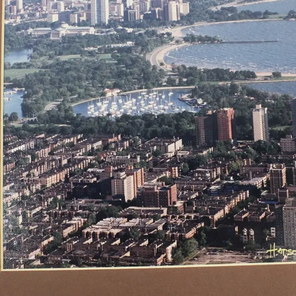 Bob Horsch South Side Chicago Skyline 8X10 Photograph Matted