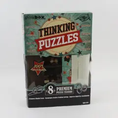 Thinkbox Thinking Puzzles (8) Premium Puzzle Teasers 100% Wood Quality 2019