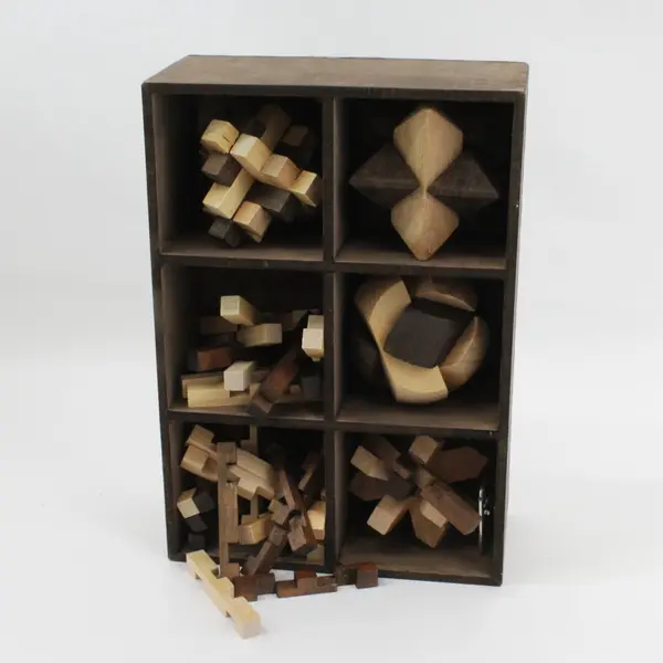 Thinkbox Thinking Puzzles (8) Premium Puzzle Teasers 100% Wood Quality 2019