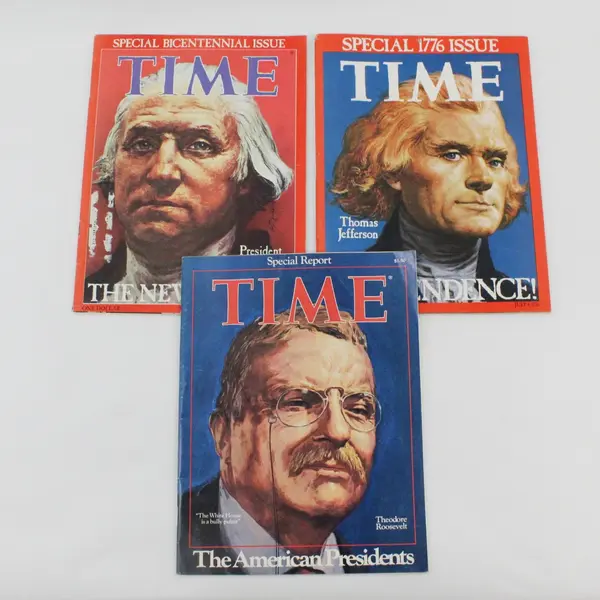 Lot of 3 TIME Magazine 1976 Bicentennial Special Issues