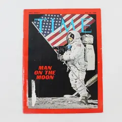 Vintage TIME Magazine Man On The Moon July 25 1969 Issue