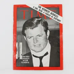 Vintage TIME Magazine Edward Ted Kennedy Debacle Chappaquiddick August 1 1969 