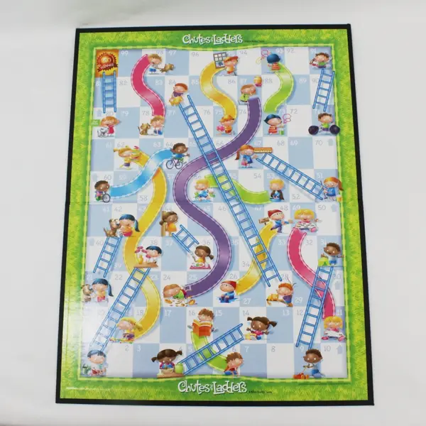 Hasbro Chutes and Ladders Board Game Preschool Ages 3+, #04555 complete 