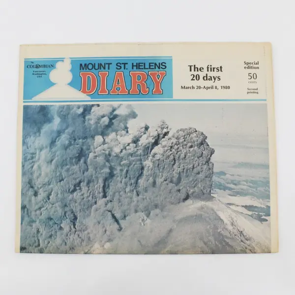 1980 Mt. St. Helens Diary 1st 20 Days Columbian Newspaper Vancouver Washington