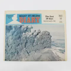 1980 Mt. St. Helens Diary 1st 20 Days Columbian Newspaper Vancouver Washington