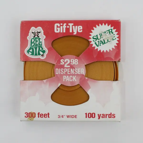 Lot 3 Gift Ribbon Rolls 2 Hollywood 1 Unbranded Gold Green Orange 300' 3/4in