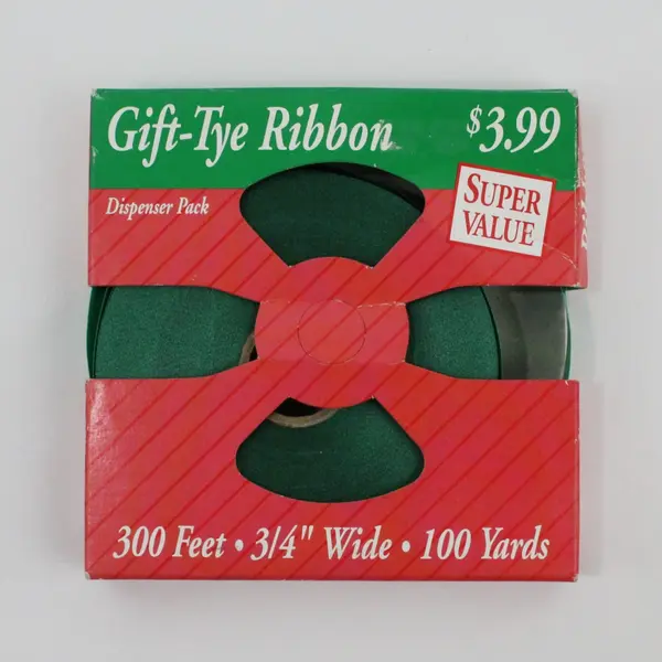 Lot 3 Gift Ribbon Rolls 2 Hollywood 1 Unbranded Gold Green Orange 300' 3/4in