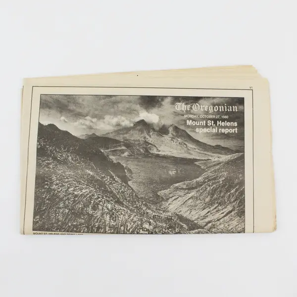Oregonian Newspaper Mount St Helens Special Report Oct 27 1980