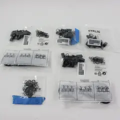 IKEA SYRLIG Curtain Rings Clips Hooks Mixed 38mm/25mm Multi-Pack