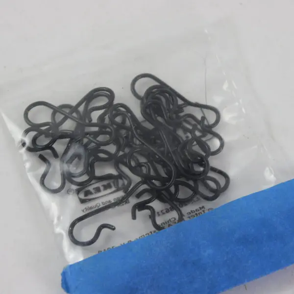 IKEA SYRLIG Curtain Rings Clips Hooks Mixed 38mm/25mm Multi-Pack