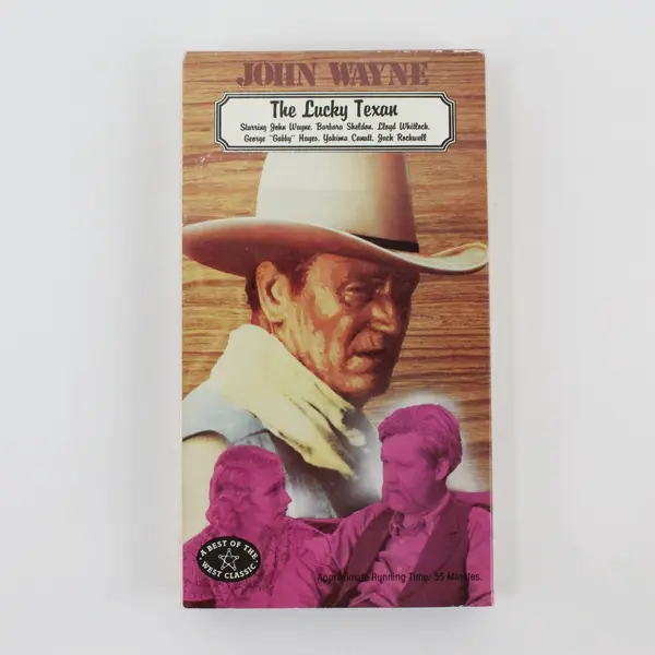 Hollywood Select Video The Lucky Texan VHS 1987 John Wayne HSV 2110