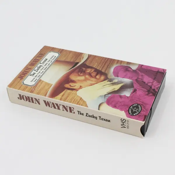 Hollywood Select Video The Lucky Texan VHS 1987 John Wayne HSV 2110