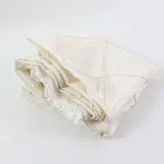 Off-White Ivory Diamond Pattern Fabric Piece