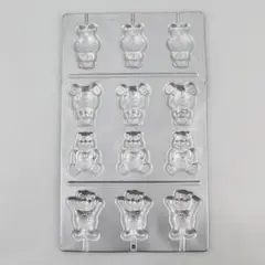 Vintage Wilton 1986 Aluminum Teddy Bear Muffin Pan 12 Cavity MPN 2306-118