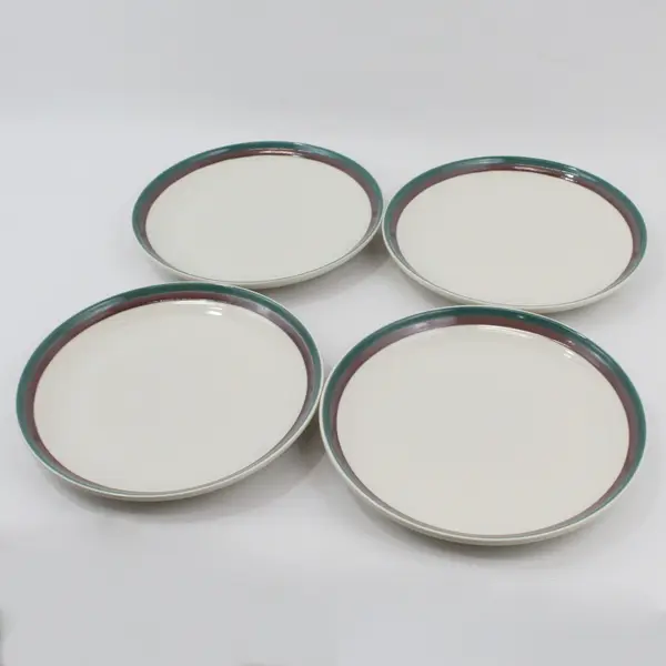 Set Of 4 Pfaltzgraff Juniper 10" Dinner Plates