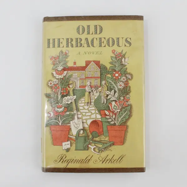 Vintage 1951 Hardcover Old Herbaceous Reginald Arkell W/Dust Jacket Ex-Library