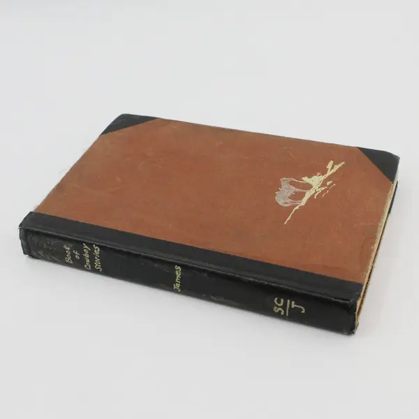 Vintage 1951 Hardcover Will James' Book of Cowboy Stories No DJ Ex Library