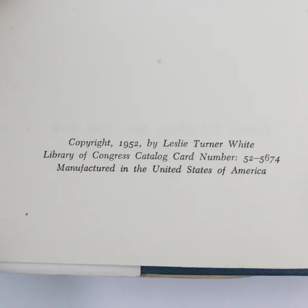 The Highland Hawk Leslie Turner White Vintage 1952 HC Book Club Edition DJ 