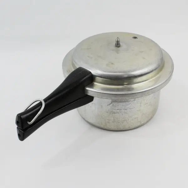 Vtg Mirro-Matic 394 M Aluminum 4 Quart Pressure Cooker With Jiggler