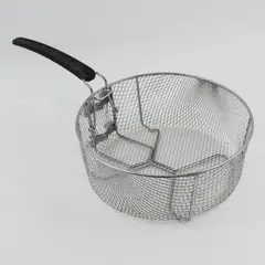 Calphalon Stainless Steel Deep Fry Basket, 10 inch Round Wire Fryer Basket