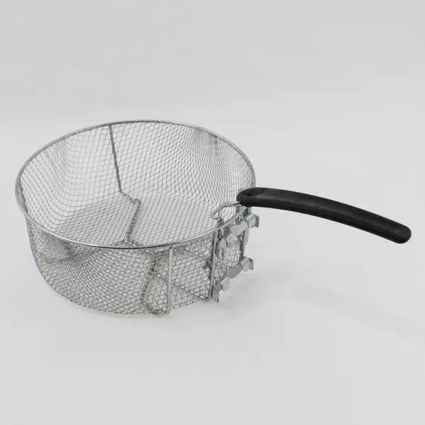 Calphalon Stainless Steel Deep Fry Basket, 10 inch Round Wire Fryer Basket