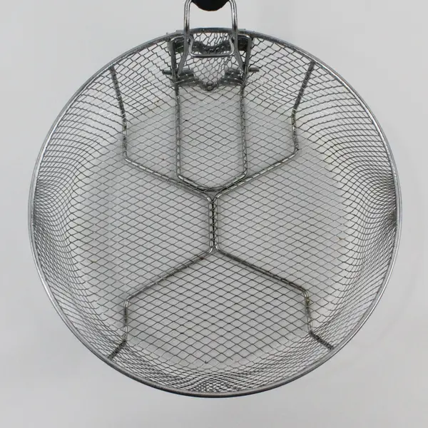 Calphalon Stainless Steel Deep Fry Basket, 10 inch Round Wire Fryer Basket