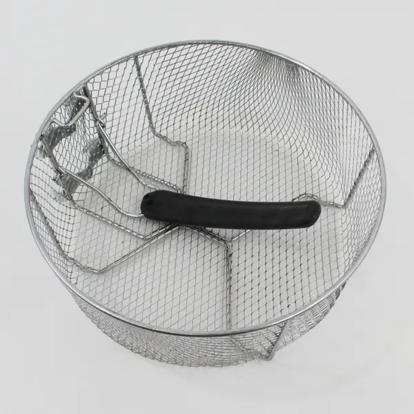 Calphalon Stainless Steel Deep Fry Basket, 10 inch Round Wire Fryer Basket