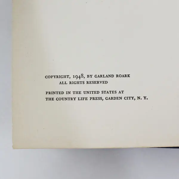 Vintage 1948 Hardcover Fair Wind to Java by Garland Roark 1st Edition No DJ