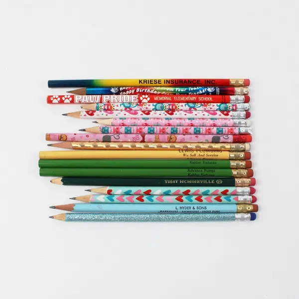 Lot of Assorted Dixon Ticonderoga U.S.A. Titanium Decorative Pencils